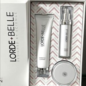 Lord + Belle Skincare Set - Cleanser, Repair Serum & Moisturizer - NIB